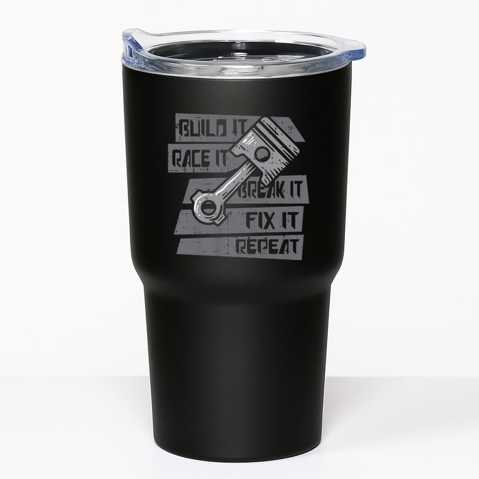 Build Race Break Fix It Repeat Auto Mechanic Tumbler
