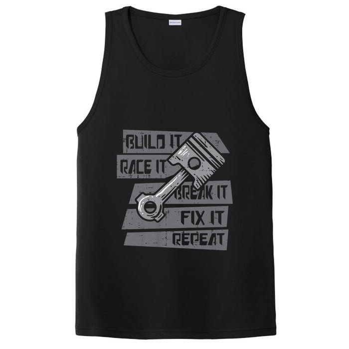 Build Race Break Fix It Repeat Auto Mechanic PosiCharge Competitor Tank