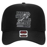 Build Race Break Fix It Repeat Auto Mechanic Trucker Hat