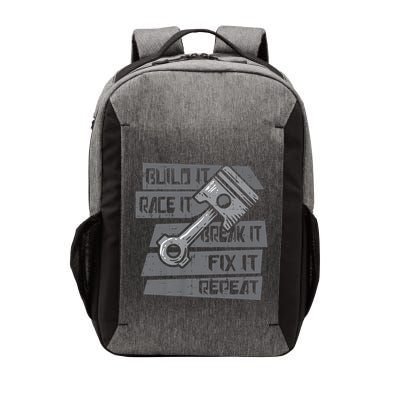 Build Race Break Fix It Repeat Auto Mechanic Vector Backpack