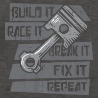 Build Race Break Fix It Repeat Auto Mechanic Vector Backpack