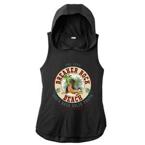 Breaker Rock Beach GodS Rock Solid Truth In A World Vbs Ladies PosiCharge Tri-Blend Wicking Draft Hoodie Tank