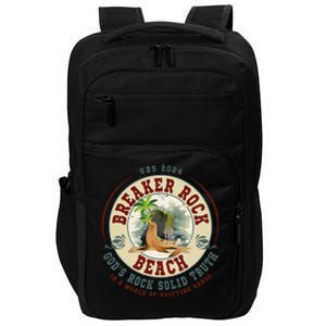 Breaker Rock Beach GodS Rock Solid Truth In A World Vbs Impact Tech Backpack