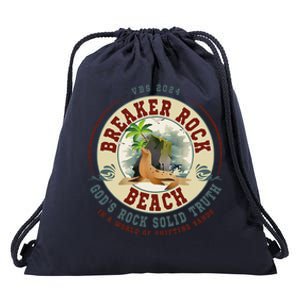 Breaker Rock Beach GodS Rock Solid Truth In A World Vbs Drawstring Bag