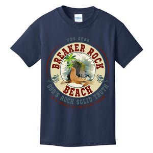 Breaker Rock Beach GodS Rock Solid Truth In A World Vbs Kids T-Shirt