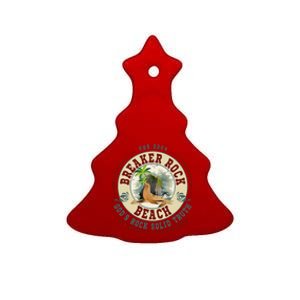 Breaker Rock Beach GodS Rock Solid Truth In A World Vbs Ceramic Tree Ornament