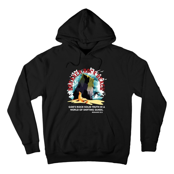 Breaker Rock Beach Gods Rock Solid Truth In A World Vbs 2024 Hoodie