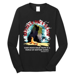 Breaker Rock Beach Gods Rock Solid Truth In A World Vbs 2024 Long Sleeve Shirt