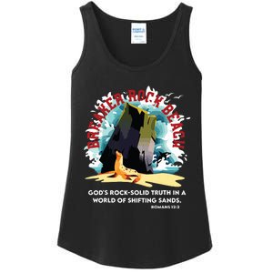 Breaker Rock Beach Gods Rock Solid Truth In A World Vbs 2024 Ladies Essential Tank