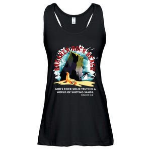 Breaker Rock Beach Gods Rock Solid Truth In A World Vbs 2024 Ladies Essential Flowy Tank