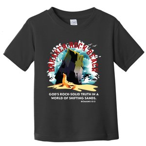 Breaker Rock Beach Gods Rock Solid Truth In A World Vbs 2024 Toddler T-Shirt