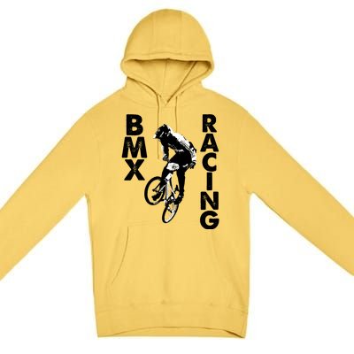 BMX Racing Biker Bike Premium Pullover Hoodie