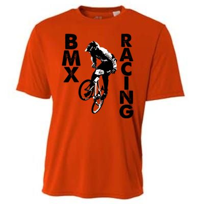 BMX Racing Biker Bike Cooling Performance Crew T-Shirt