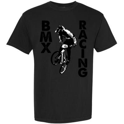 BMX Racing Biker Bike Garment-Dyed Heavyweight T-Shirt