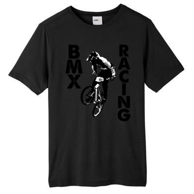 BMX Racing Biker Bike Tall Fusion ChromaSoft Performance T-Shirt