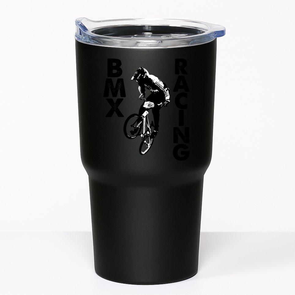 BMX Racing Biker Bike Tumbler
