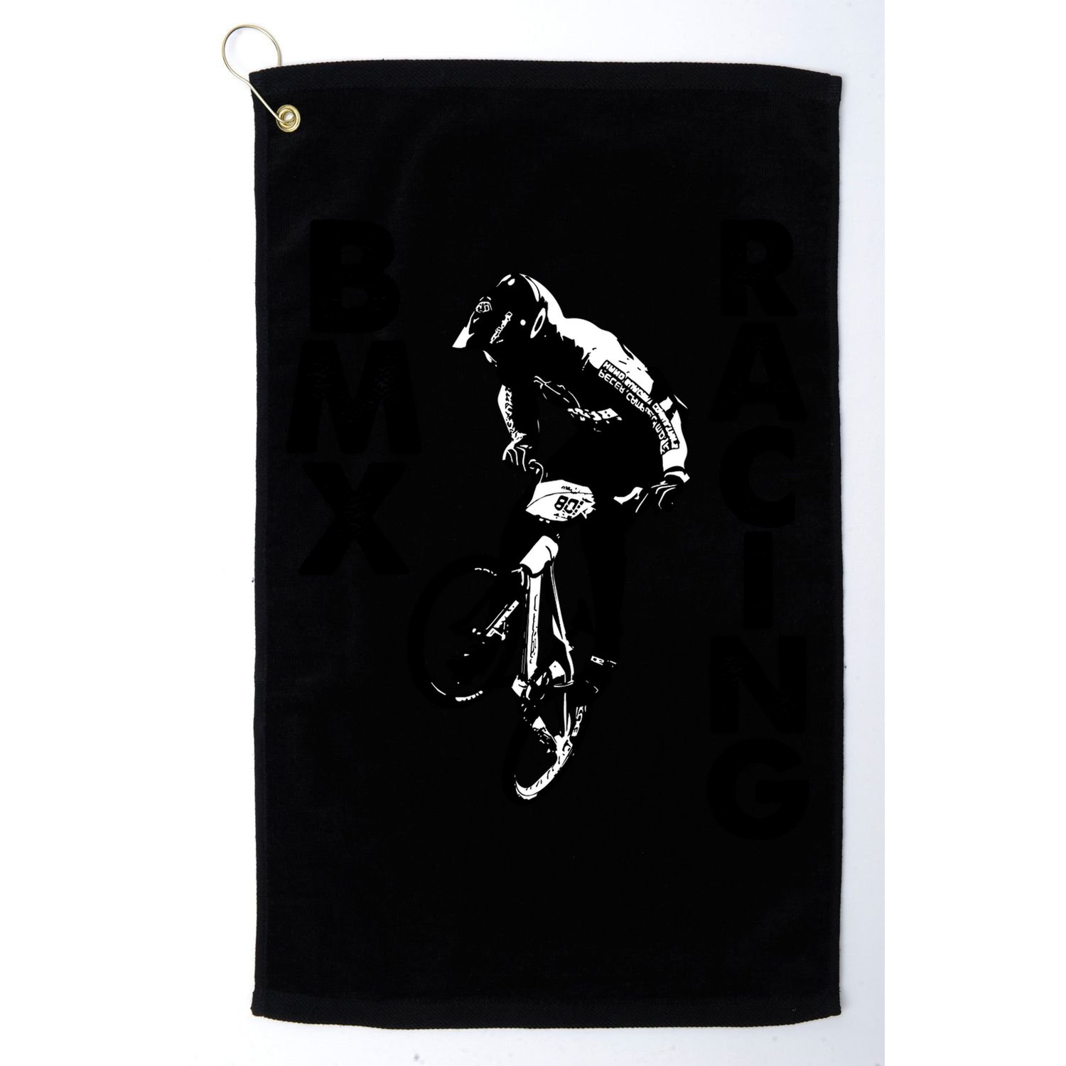 BMX Racing Biker Bike Golf Towel