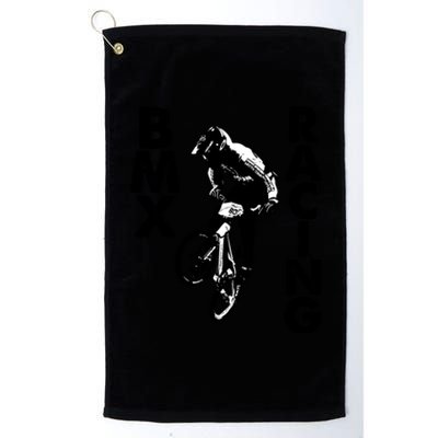 BMX Racing Biker Bike Platinum Collection Golf Towel