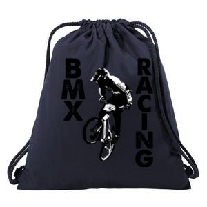 BMX Racing Biker Bike Drawstring Bag