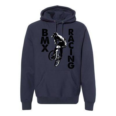 BMX Racing Biker Bike Premium Hoodie