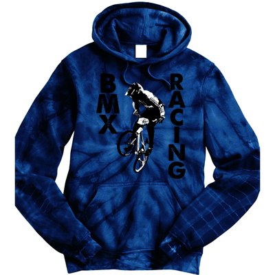 BMX Racing Biker Bike Tie Dye Hoodie