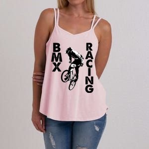 BMX Racing Biker Bike Women's Strappy Tank