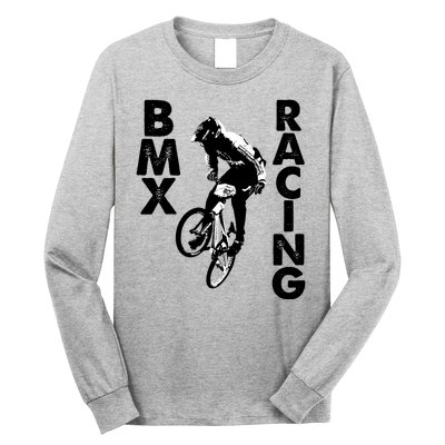 BMX Racing Biker Bike Long Sleeve Shirt