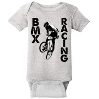 BMX Racing Biker Bike Baby Bodysuit