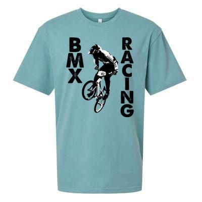 BMX Racing Biker Bike Sueded Cloud Jersey T-Shirt