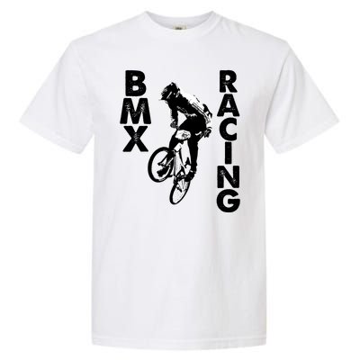 BMX Racing Biker Bike Garment-Dyed Heavyweight T-Shirt