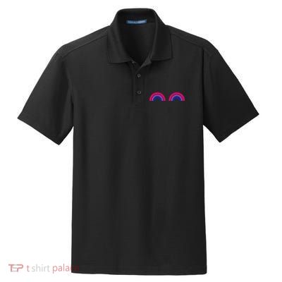 Bisexual Rainbow Boobs Funny Bi Pride Lgbt Pride Dry Zone Grid Polo