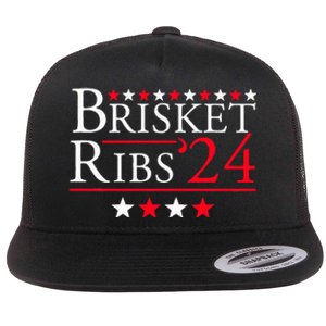 Brisket Ribs Brisket Ribs 2024 Flat Bill Trucker Hat