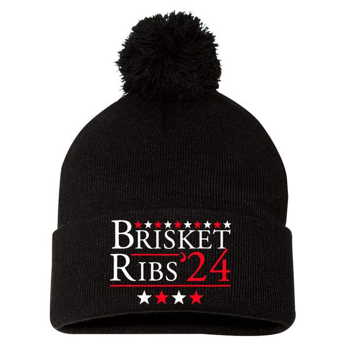 Brisket Ribs Brisket Ribs 2024 Pom Pom 12in Knit Beanie