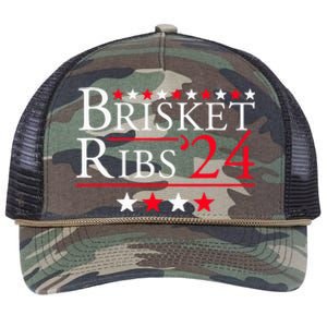 Brisket Ribs Brisket Ribs 2024 Retro Rope Trucker Hat Cap