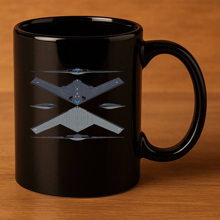 b21 raider bomber Airplane Aviation 11oz C Handle Ceramic Mug
