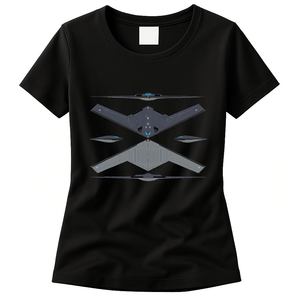 b21 raider bomber Airplane Aviation Womens T-Shirt
