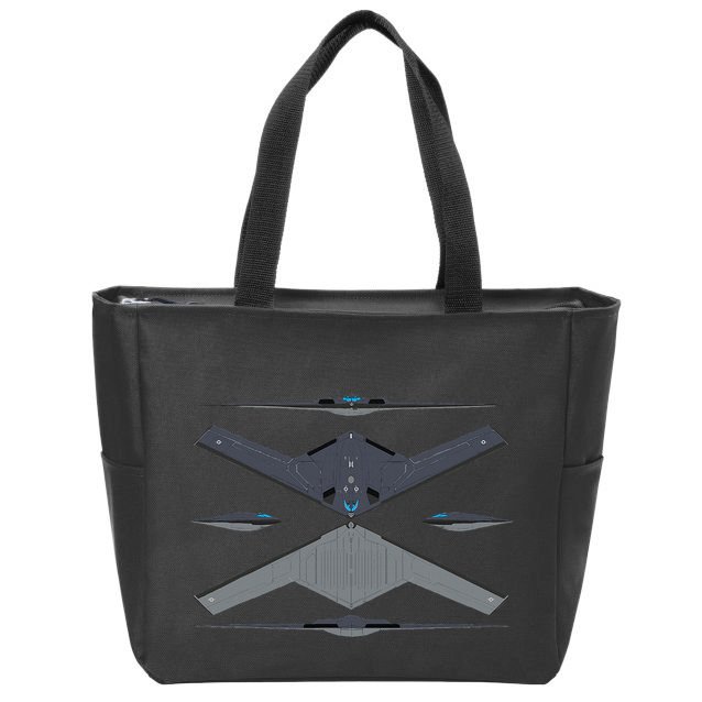 b21 raider bomber Airplane Aviation Zip Tote Bag