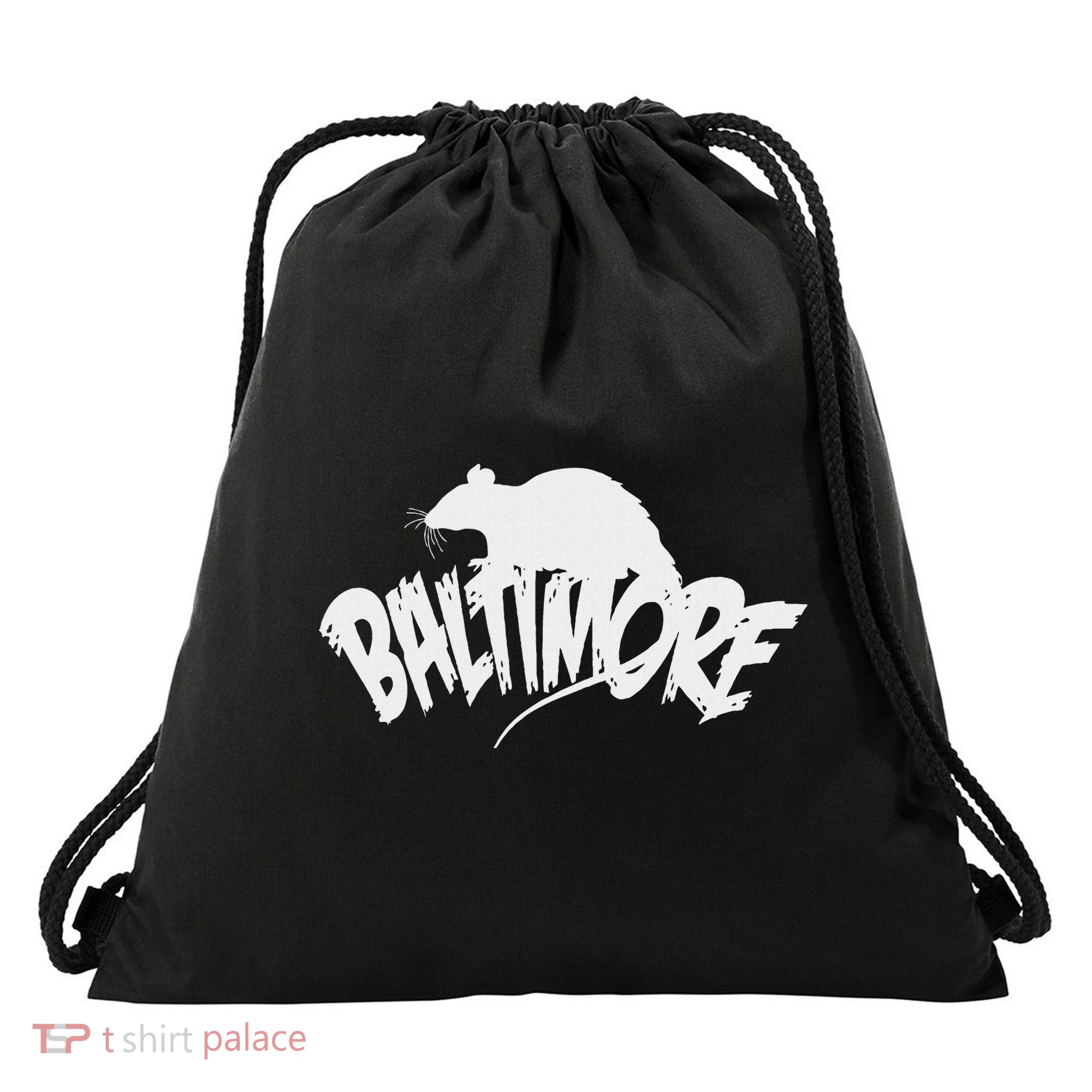 Baltimore Rats Drawstring Bag