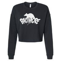 Baltimore Rats Cropped Pullover Crew