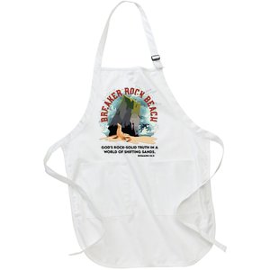 Breaker Rock Beach Gods Rock Solid Truth In A World Vbs 2024 Full-Length Apron With Pockets