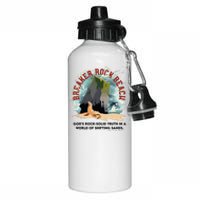 Breaker Rock Beach Gods Rock Solid Truth In A World Vbs 2024 Aluminum Water Bottle