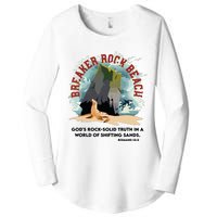 Breaker Rock Beach Gods Rock Solid Truth In A World Vbs 2024 Women's Perfect Tri Tunic Long Sleeve Shirt