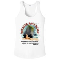 Breaker Rock Beach Gods Rock Solid Truth In A World Vbs 2024 Ladies PosiCharge Competitor Racerback Tank