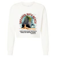 Breaker Rock Beach Gods Rock Solid Truth In A World Vbs 2024 Cropped Pullover Crew