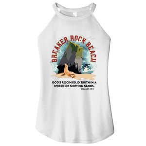 Breaker Rock Beach Gods Rock Solid Truth In A World Vbs 2024 Women's Perfect Tri Rocker Tank