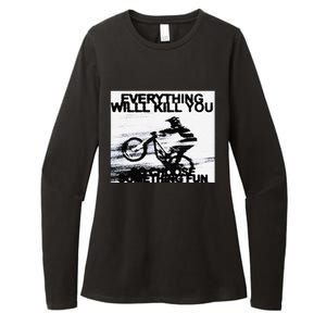 Bmx Rider Bike Bicycle Freestyle Racing Womens CVC Long Sleeve Shirt