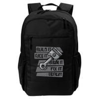 Build Race Break Fix It Repeat Auto Mechanic Backpack