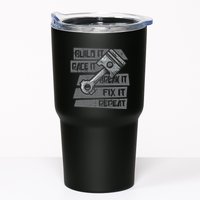 Build Race Break Fix It Repeat Auto Mechanic Tumbler