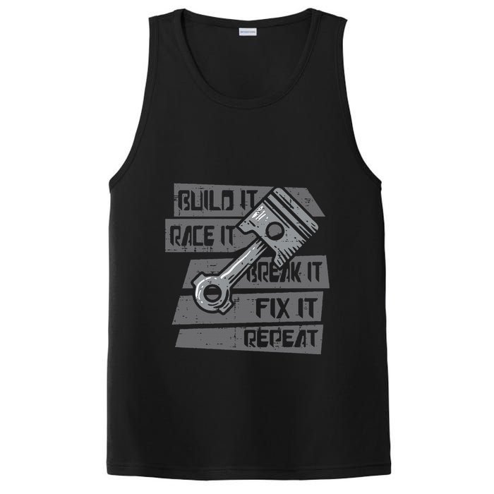 Build Race Break Fix It Repeat Auto Mechanic PosiCharge Competitor Tank