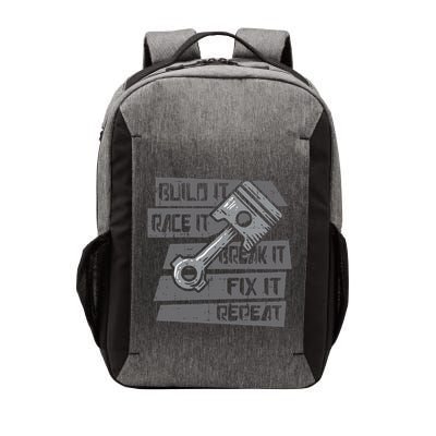 Build Race Break Fix It Repeat Auto Mechanic Vector Backpack